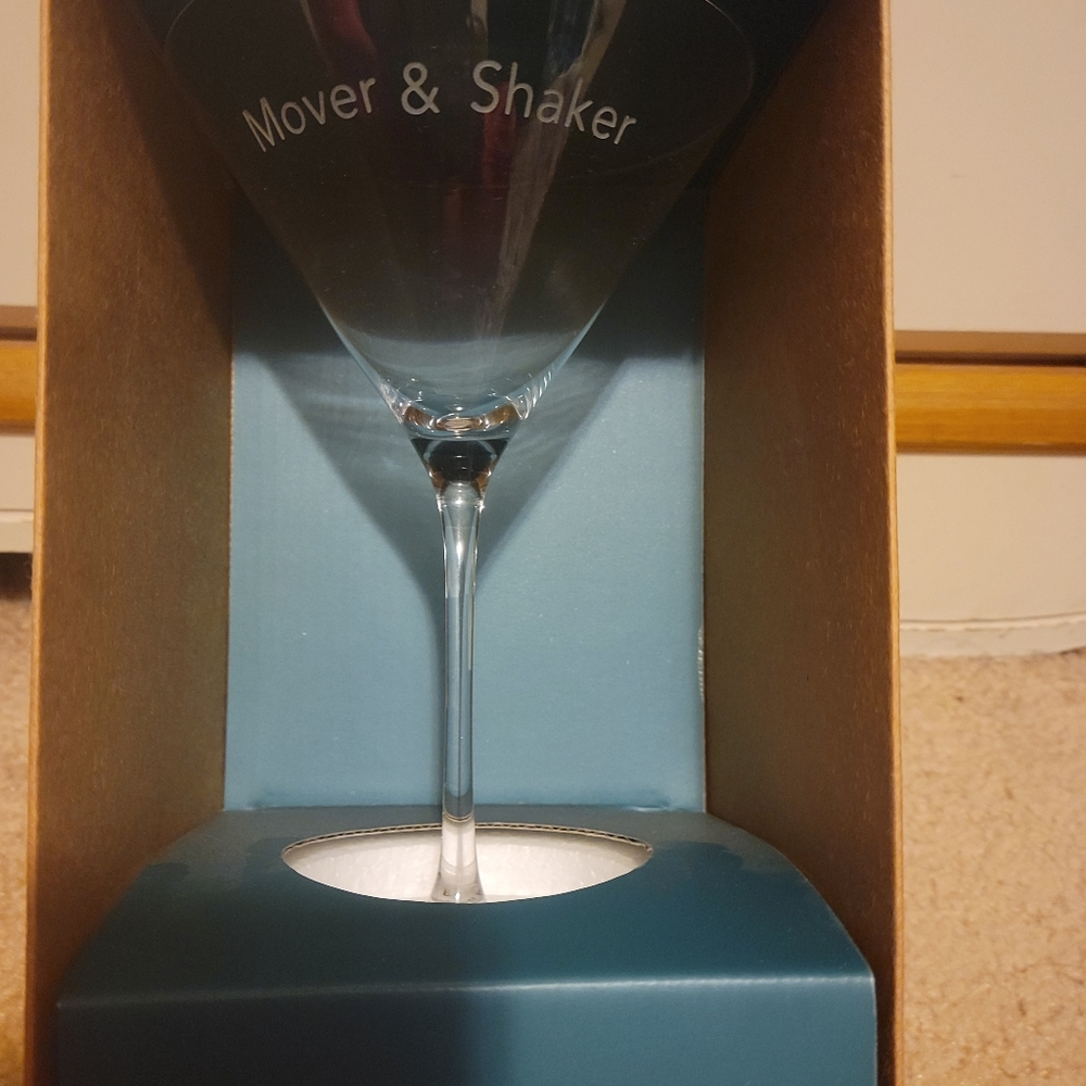 Martini Glass "Mover & Shaker"
